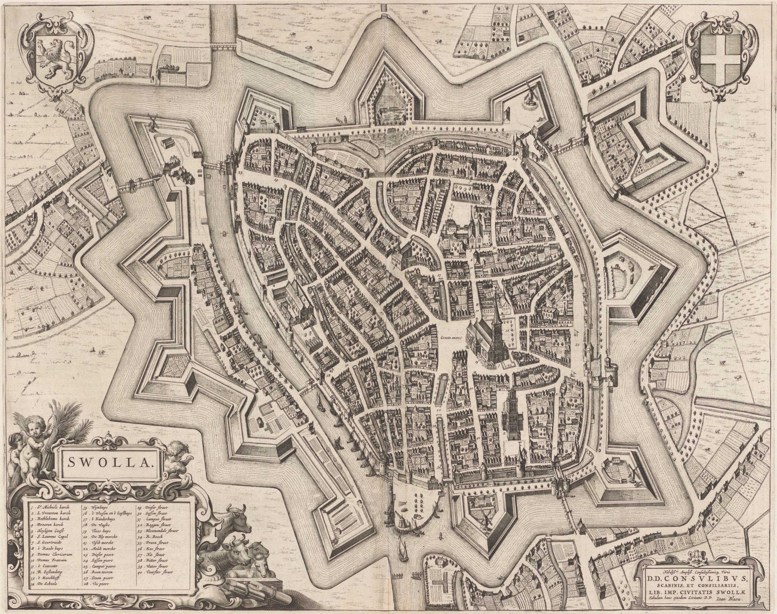 Zwolle, Joan Bleau origineelkopie