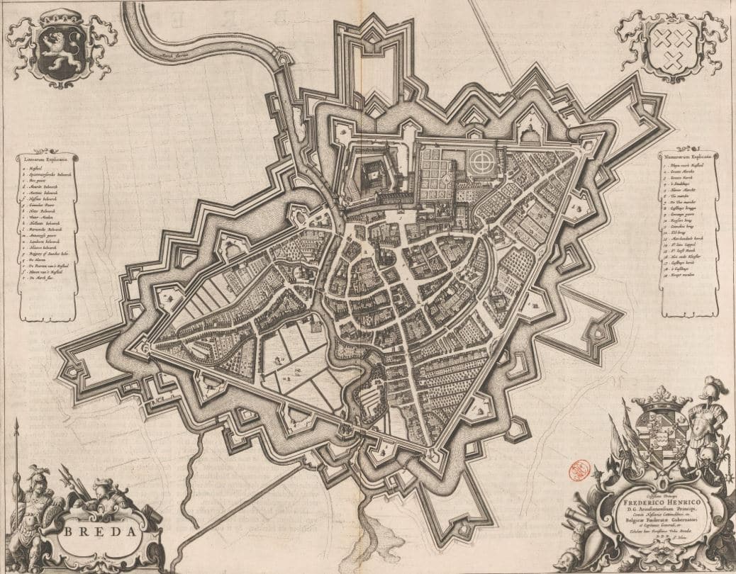 Knipsel Breda origineel ongekleurd