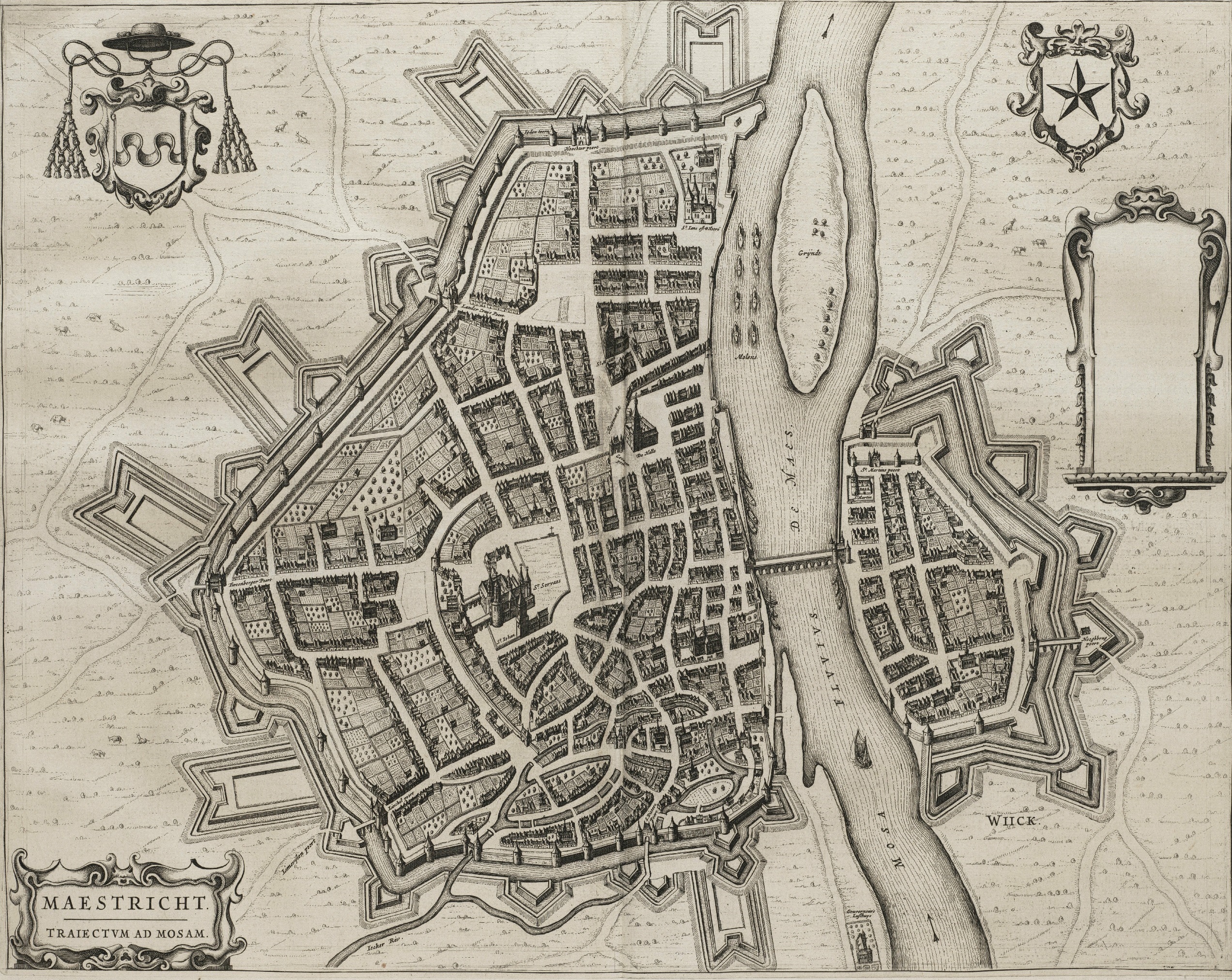 Maastricht Blaeu ongekleurd 30%