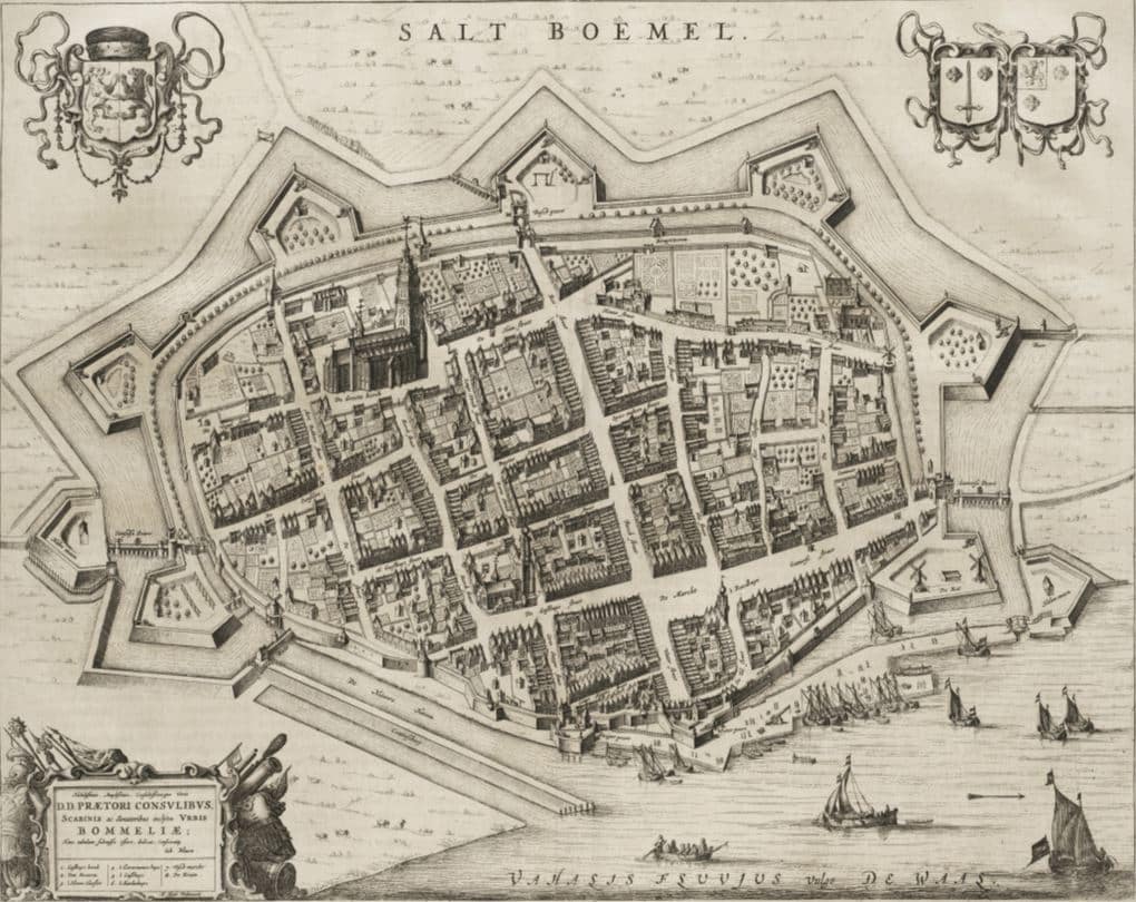 Knipsel Zaltbommel 1652