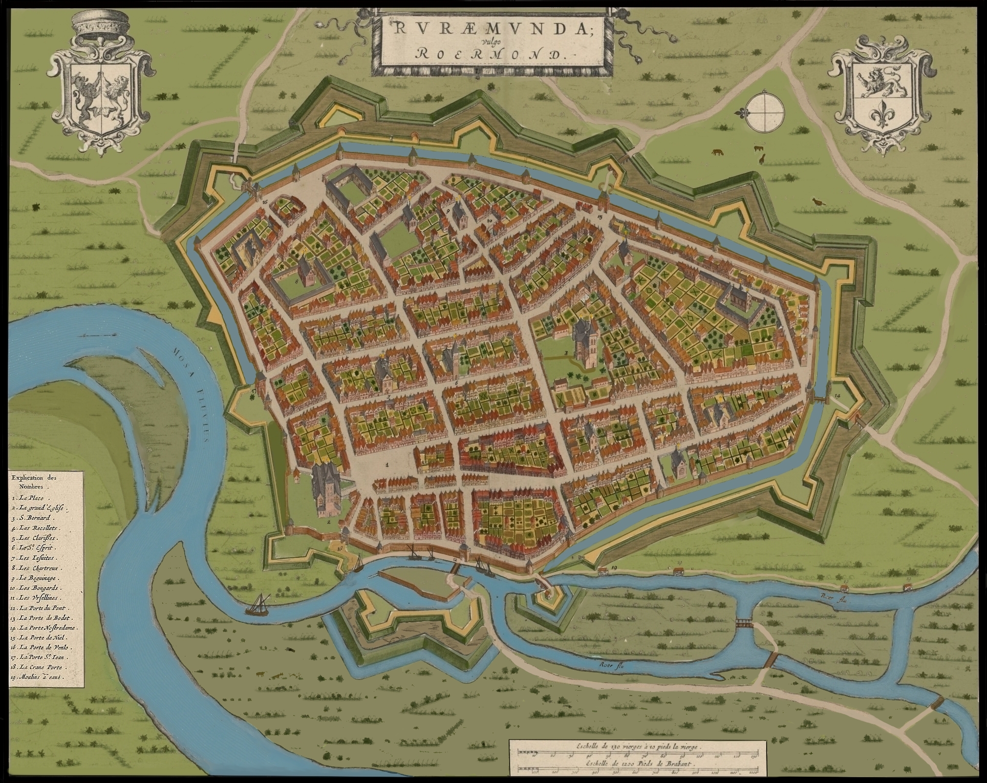 Roermond 1698 in opbouw