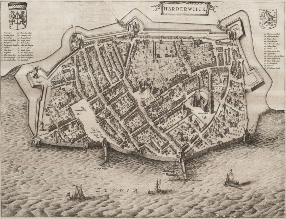 Knipsel Harderwijk 1649 origineel